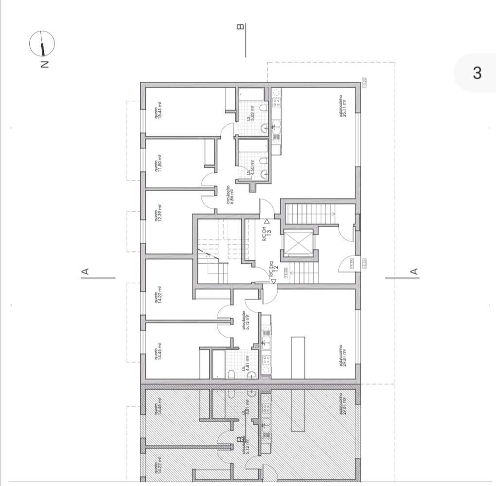 T3 novos em construção no Montijo com garagem e arrecadação. - Grande imagem: 4/10