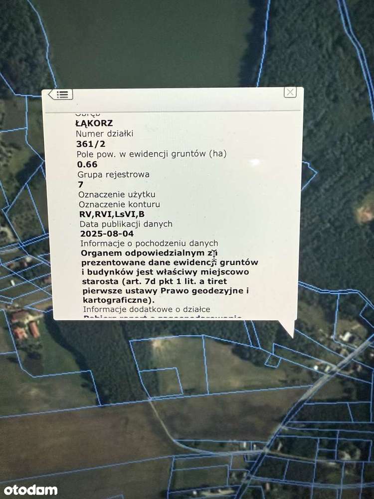 Działka 6600 m² w malowniczej okolicy - Pełny obrazek: 4/5