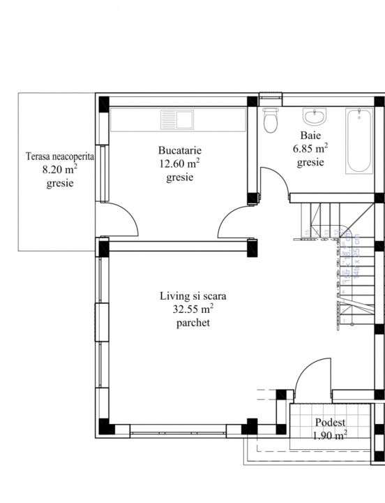Vila eleganta tip duplex Visan-15
