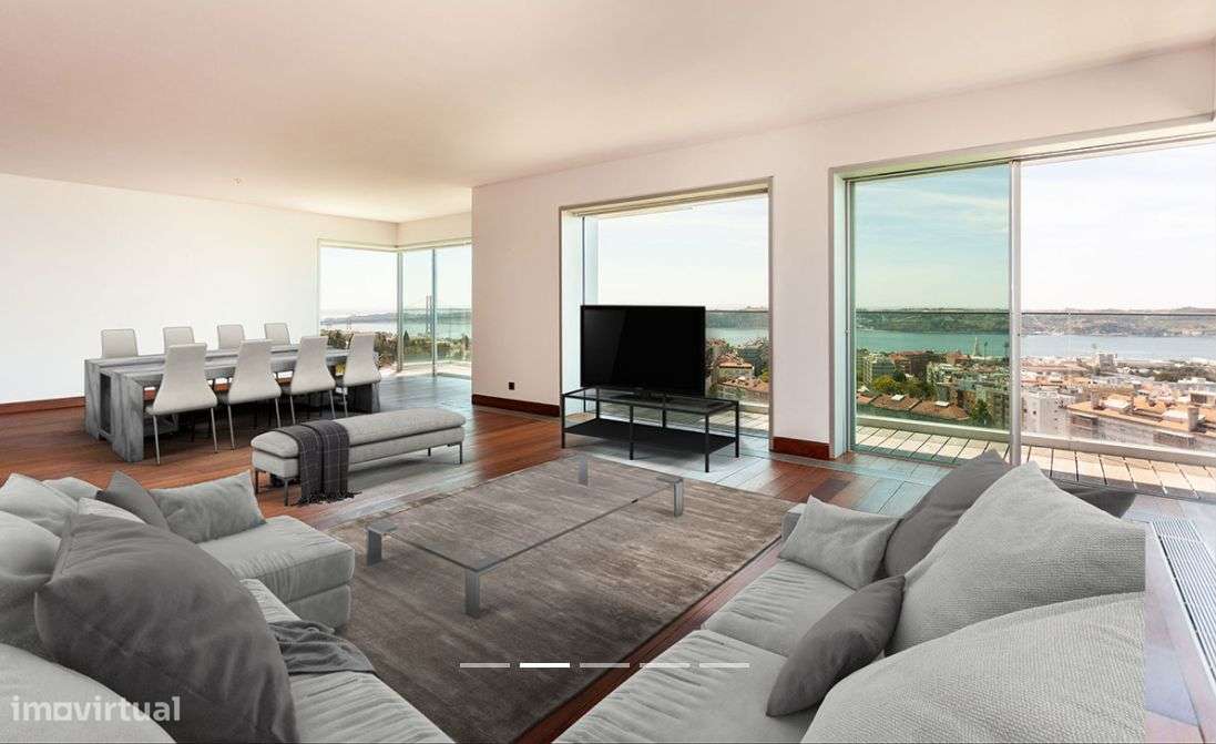 Apartamento T4 de Luxo no Restelo com Vista sobre Tejo e Lisboa - Grande imagem: 4/17