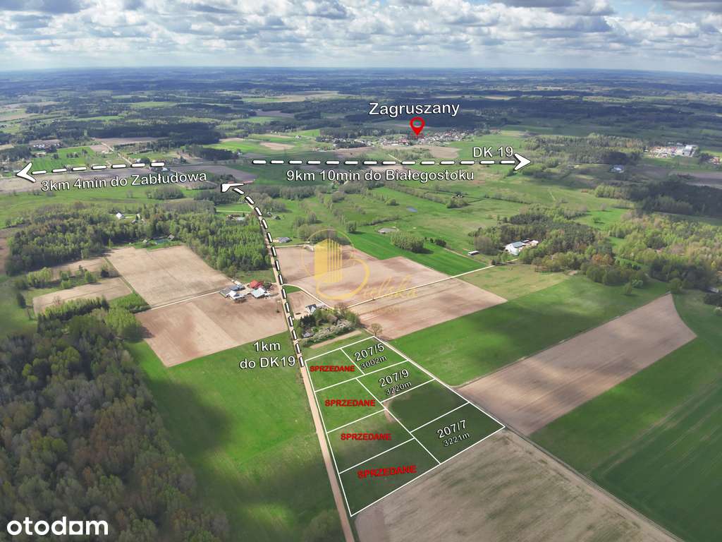 Działka pod siedlisko 10 min od Białegostoku-2