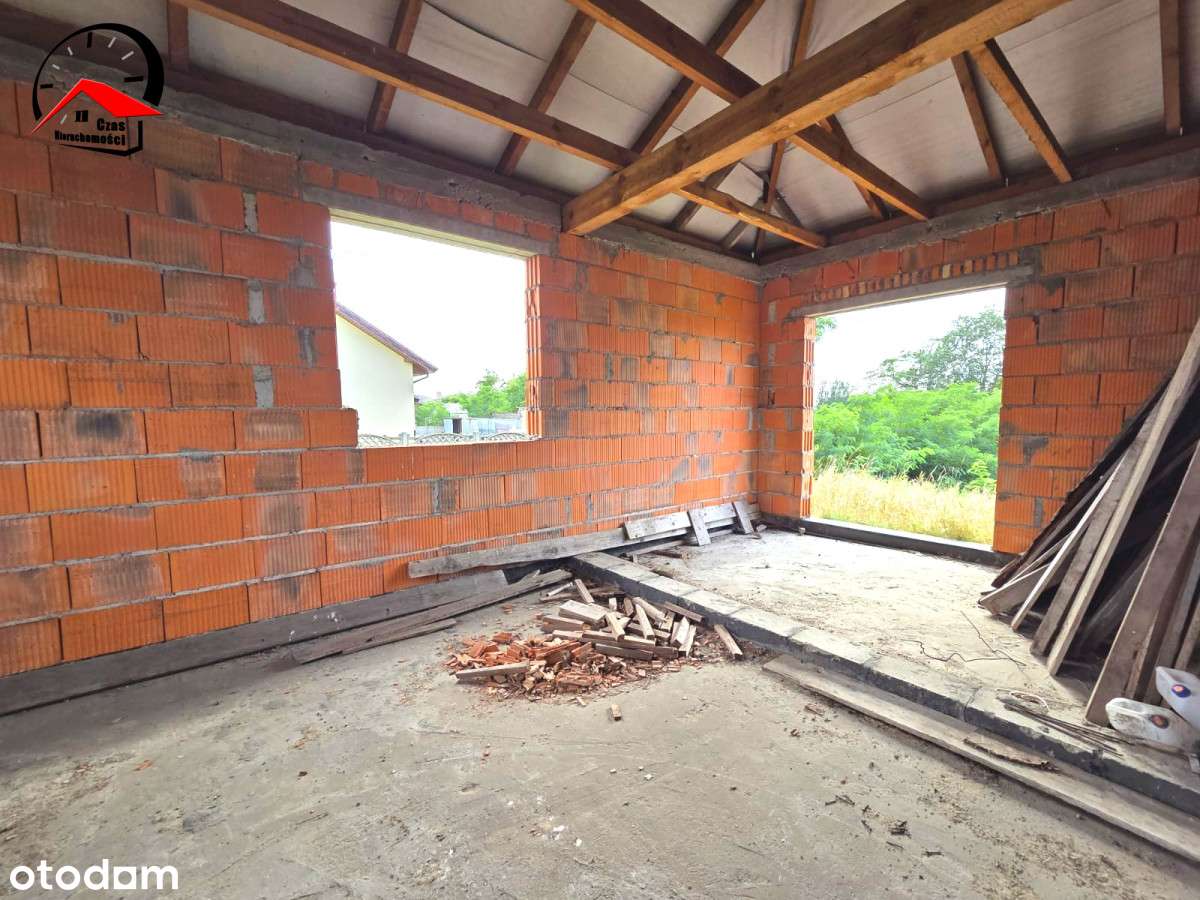 Domek w stanie surowym niedaleko miasta Koło - Pełny obrazek: 5/15