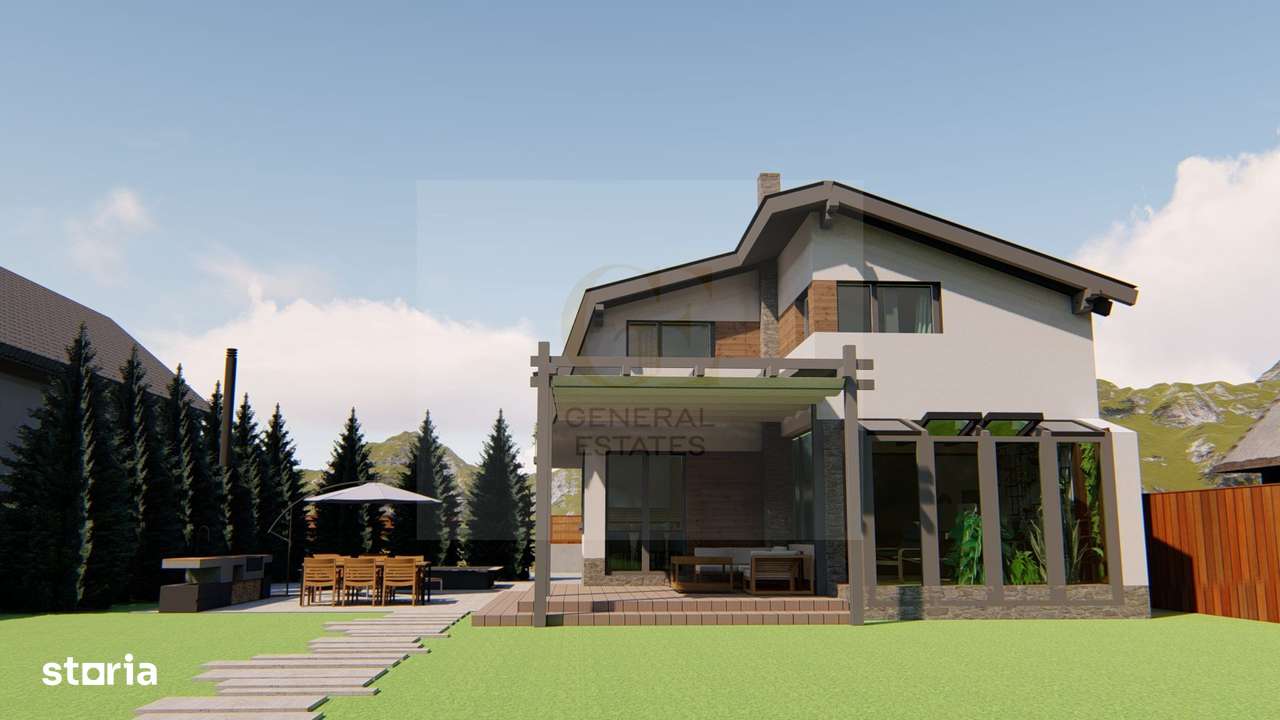 Casa moderna la rosu in Cristian - Imagine principală: 2/19