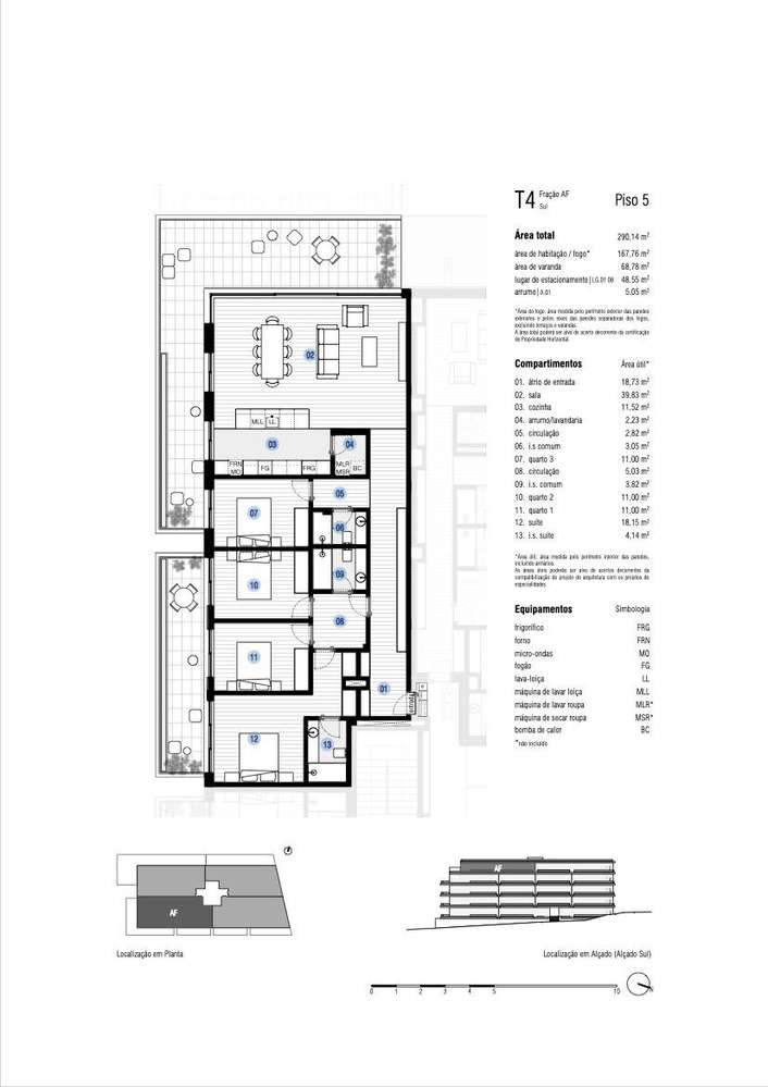 Penthouse T4 de Luxo com Vista Mar – Canidelo-18