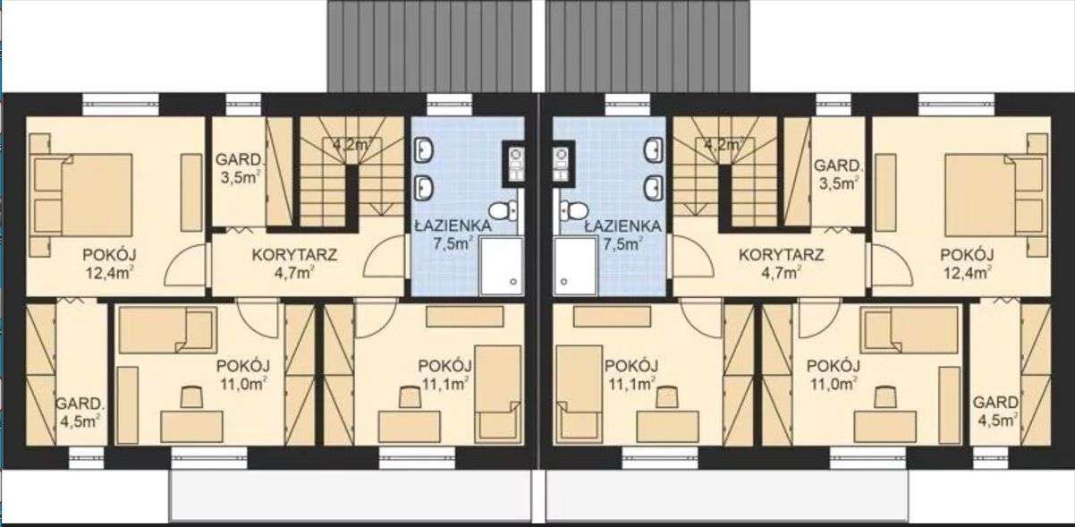 Dom jednorodzinny w zab. bliźniaczej Kalinówka - Pełny obrazek: 5/5