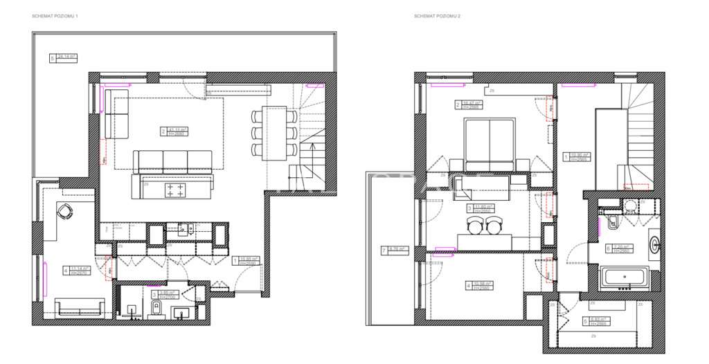Dwupoziomowy penthouse z widokiem na Kraków! - Pełny obrazek: 5/20