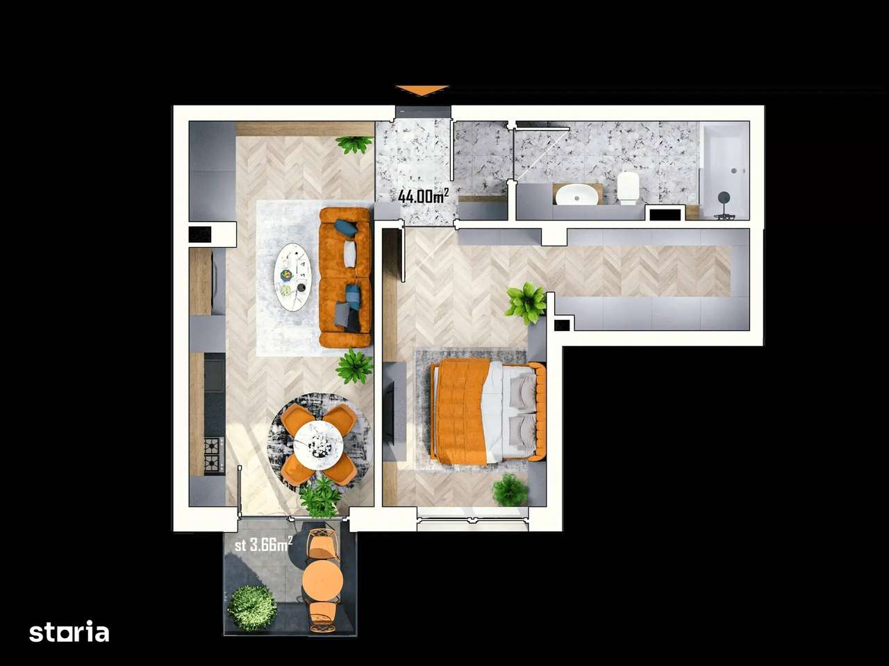 Apartament 2 camere , Estimo Park - Imagine principală: 2/14