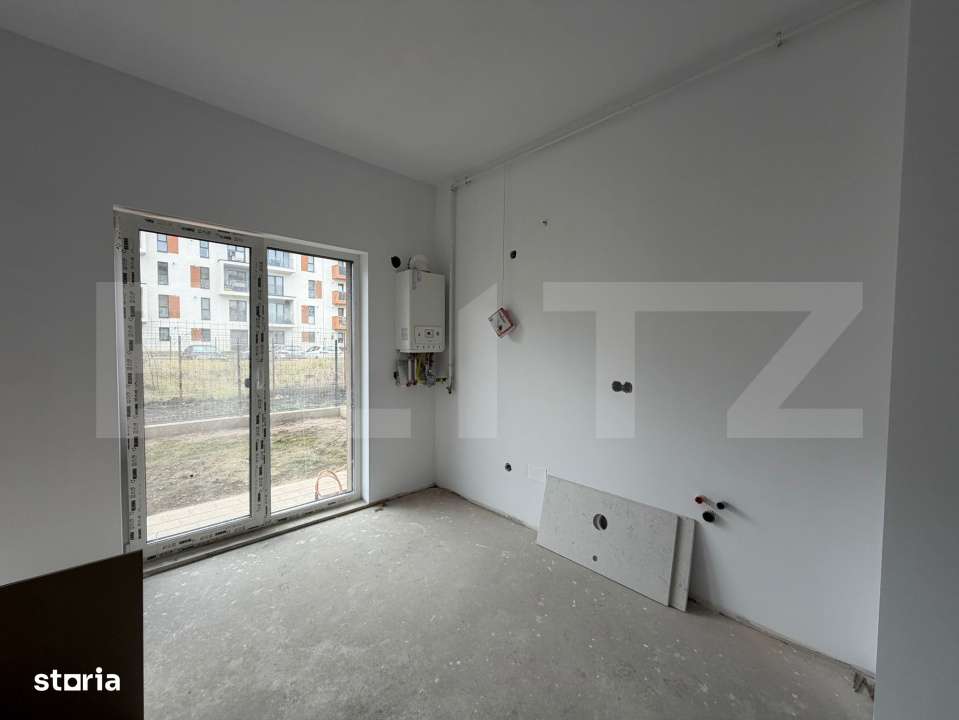 Apartament cu 2 camere, 48 mp, parcare, gradina, pretabil birouri - Imagine principală: 4/6
