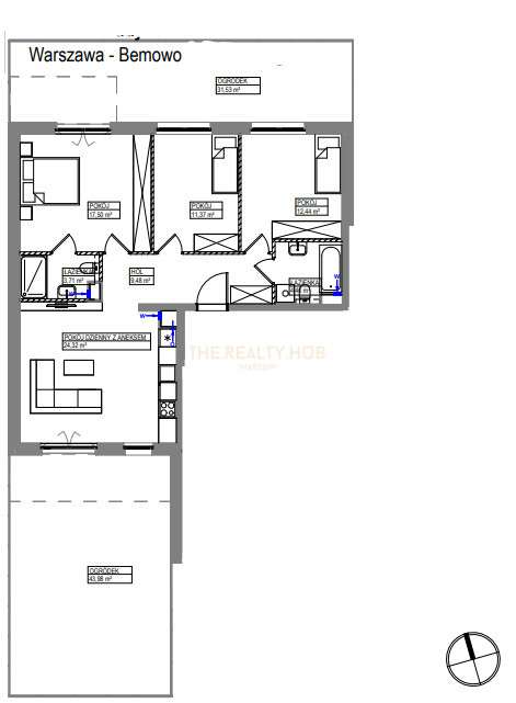 Rozkładowe | 4 pokoje | blisko metra | dwa ogródki-2