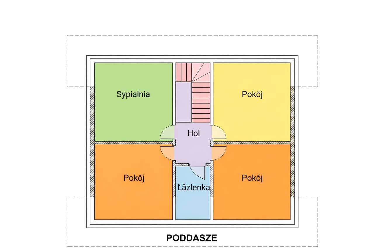 Dom z widokiem  111 m² |działka ok. 800 m² | Przyszowa pow. Limanowski - Pełny obrazek: 4/5