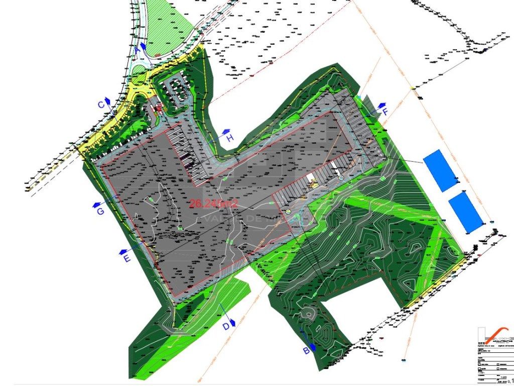 Terreno Industrial com proposta de projecto em Sintra