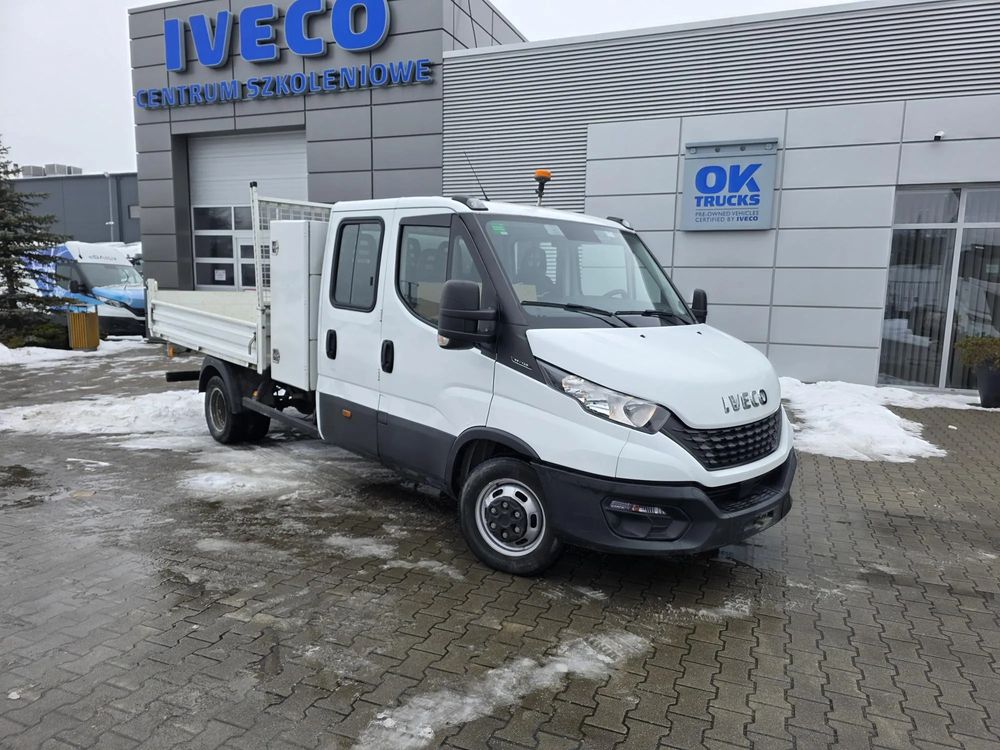 Iveco 35C14 Wywrotka Doka Brygadówka Wzmocniona Skrzynka Narzędziowa Dealer Iveco HDS ŻURAW 129 900 netto 50C15 50C18 50C16 35C16