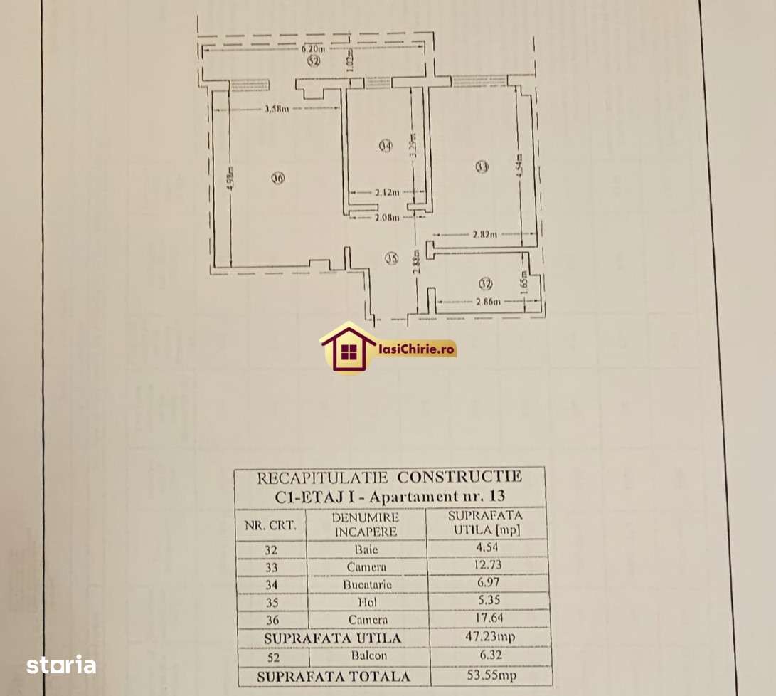 Apartament 2 camere Valea Lupului-11