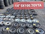 5x100 14 TOYOTA felgi stalowe KOŁO ZAPASOWE - 1