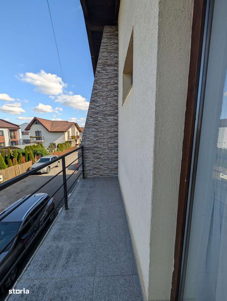 Oportunitate! Duplex mobilat, curte 344mp, terasa, zona RAR Gilau-14