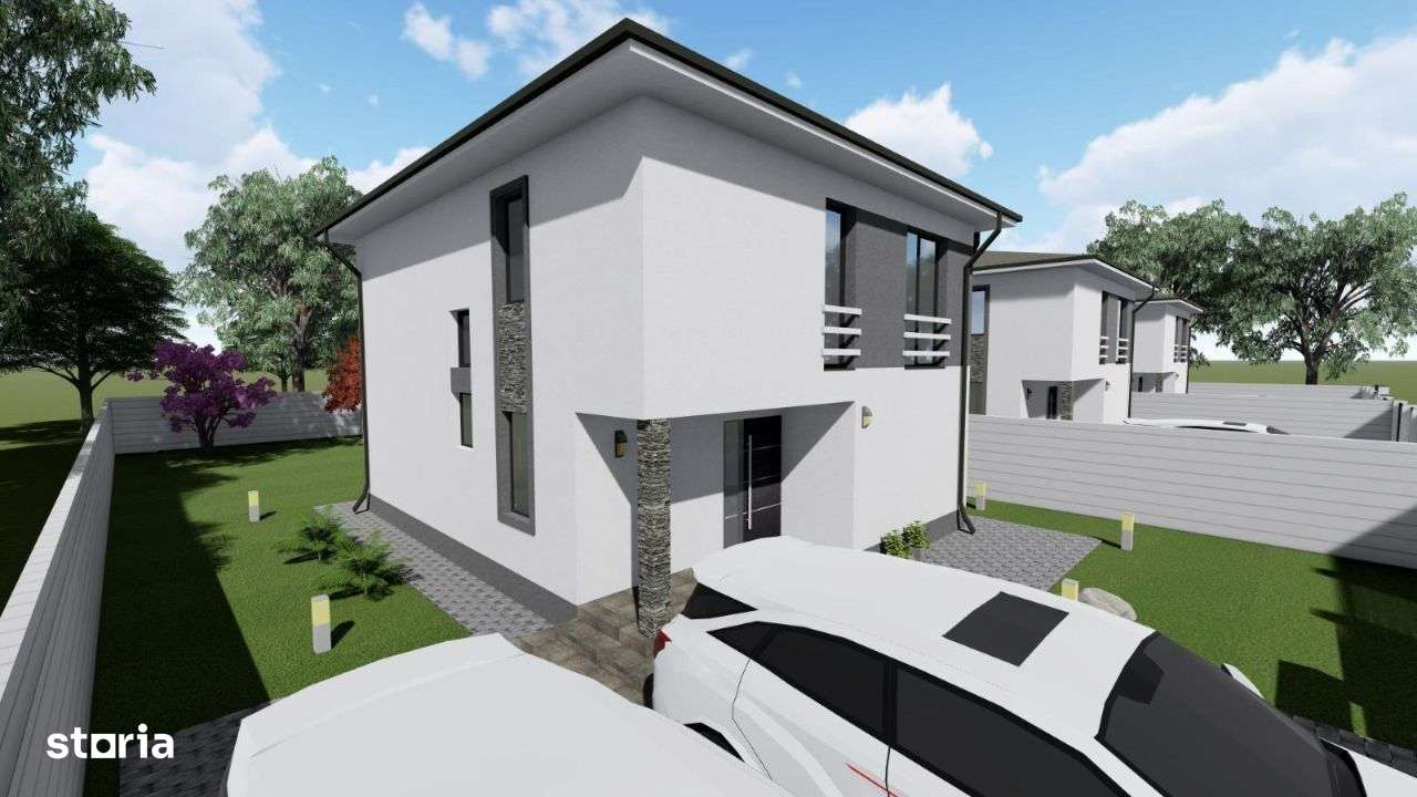 |Buftea|4Dormitoare(1 Pe Parter)|Teren 677 mp2|Dezvoltator| - Imagine principală: 2/7