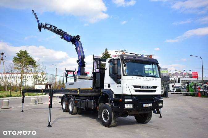 Iveco TRAKKER 450 6x6 PM 44S HDS Żuraw Fly Jib Kosz Cran Kran Basket - 1