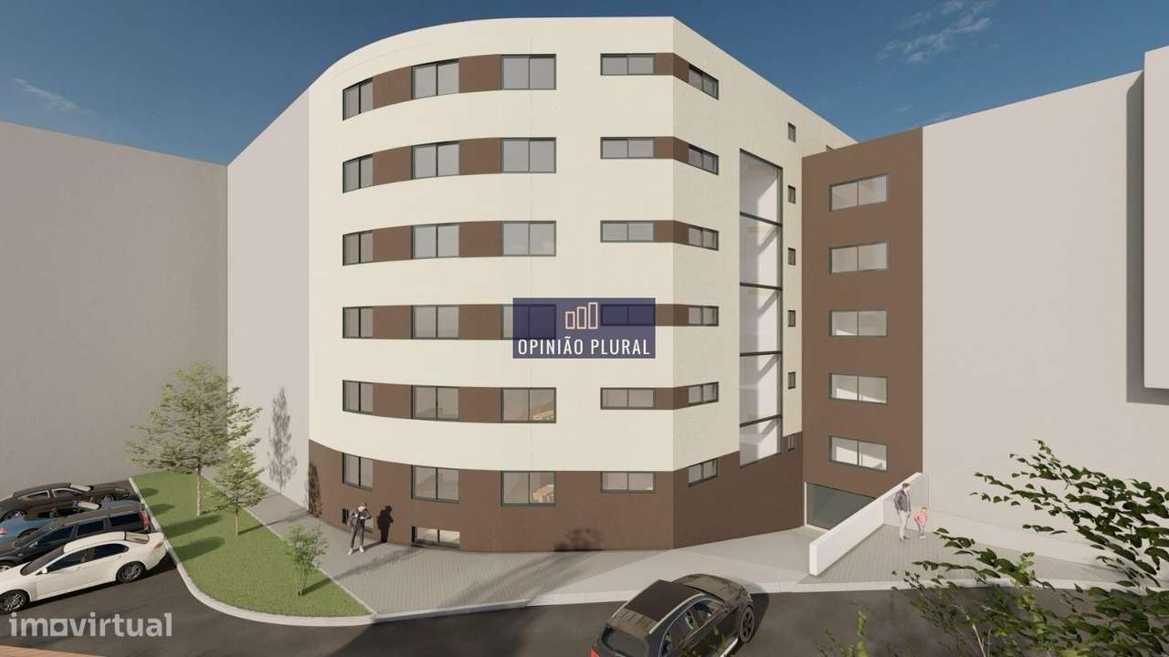 Elegante Apartamento T2 Moderno Novo à Venda em Vilar do Paraíso - Grande imagem: 5/16