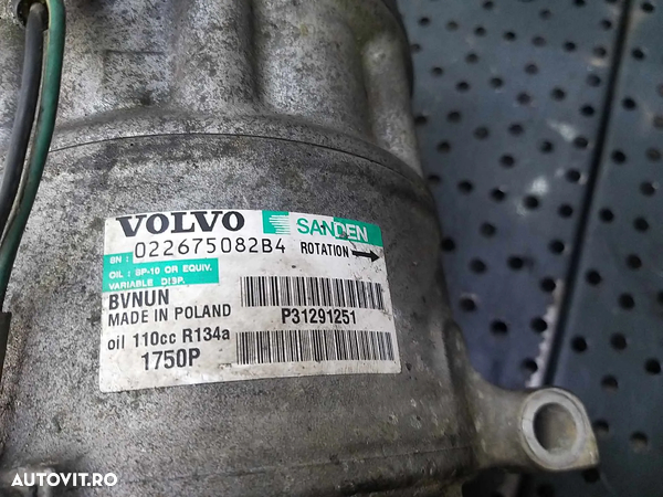 Compresor clima ac 1.6 d volvo v40 110ccr134a - 3