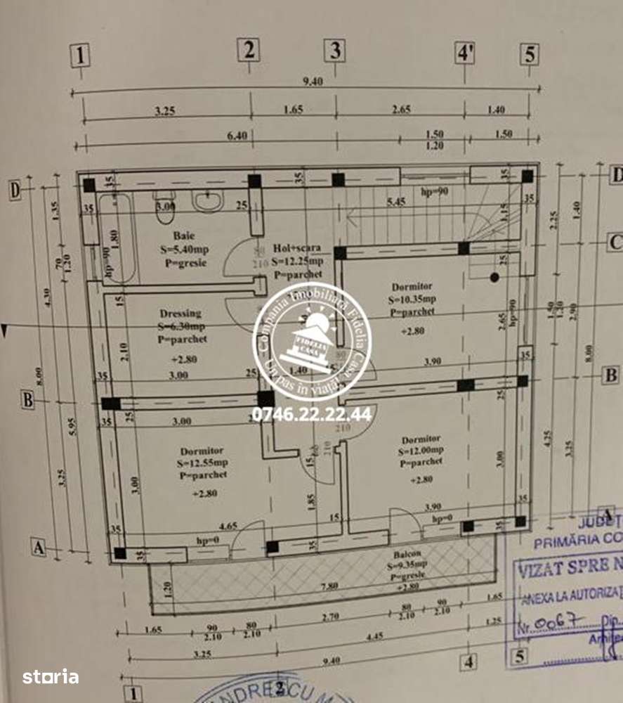 Teren intravilan 490mp,acces soseaua Rediu,autorizatie de constructie - Imagine principală: 3/4