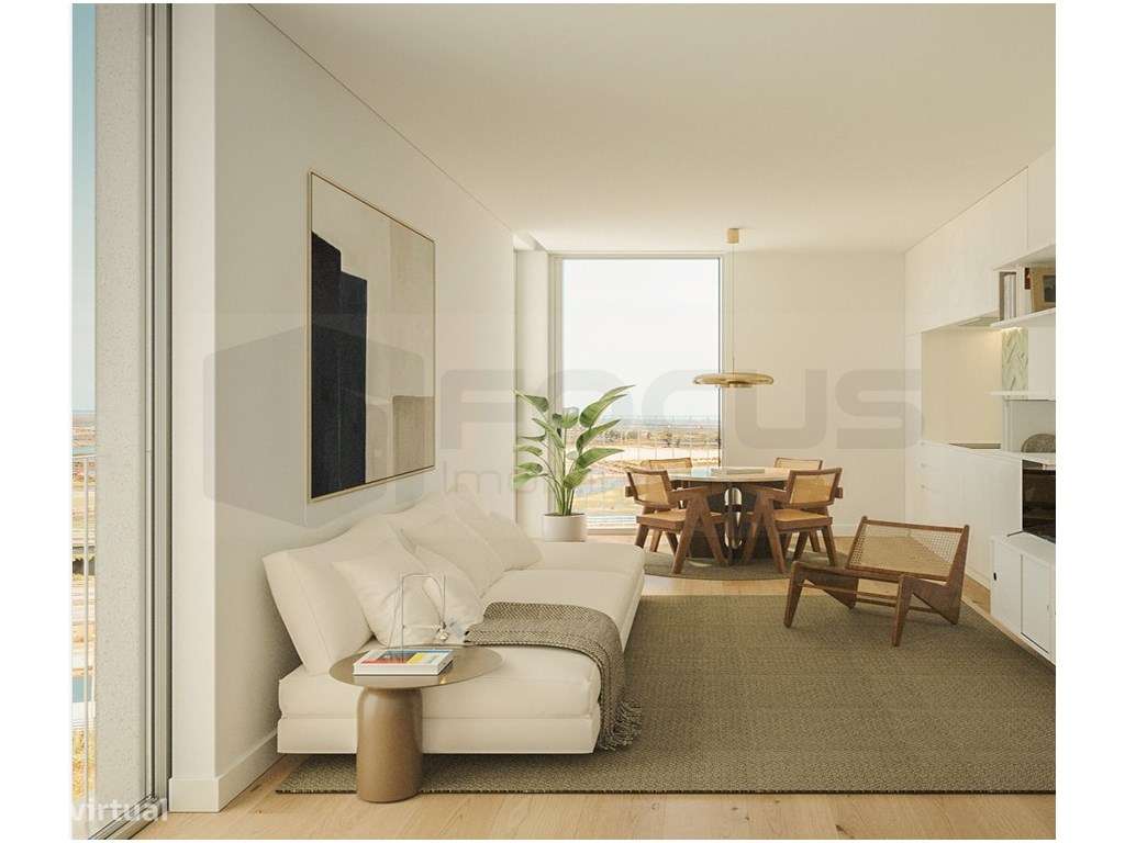 Apartamento T2 com varanda Cais de São Roque / Aveiro - Grande imagem: 2/22