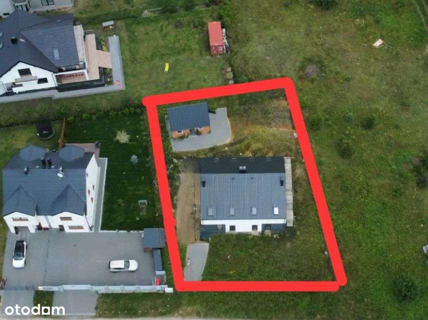 Bliźniak | ogromny salon z kominkiem |Bojano