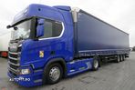 Scania R 450 / RETARDER / EURO 6 / LED / NAVI + SCHMITZ / CURTAINSIDER / LIFTED ROOF / - 3