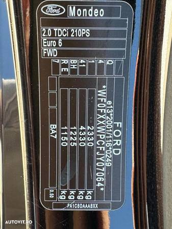 Ford Mondeo 2.0 TDCi Powershift Titanium - 34