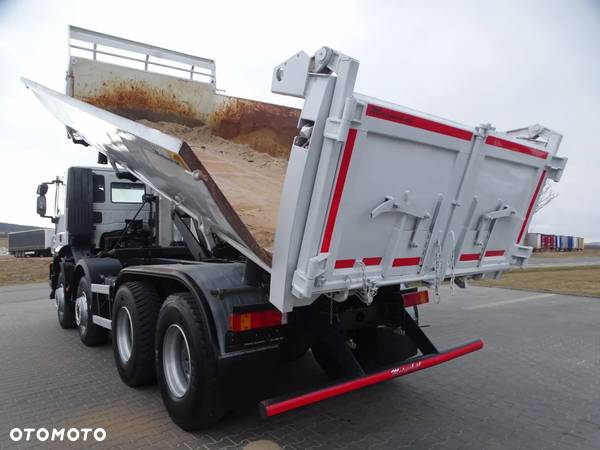 Iveco TRAKKER 410 / 8X4 / 2 STRONNA WYWROTKA / HYDROBURTA / AUTOMAT / 17 TON ŁADOWNOŚCI / 2008 rok - 5