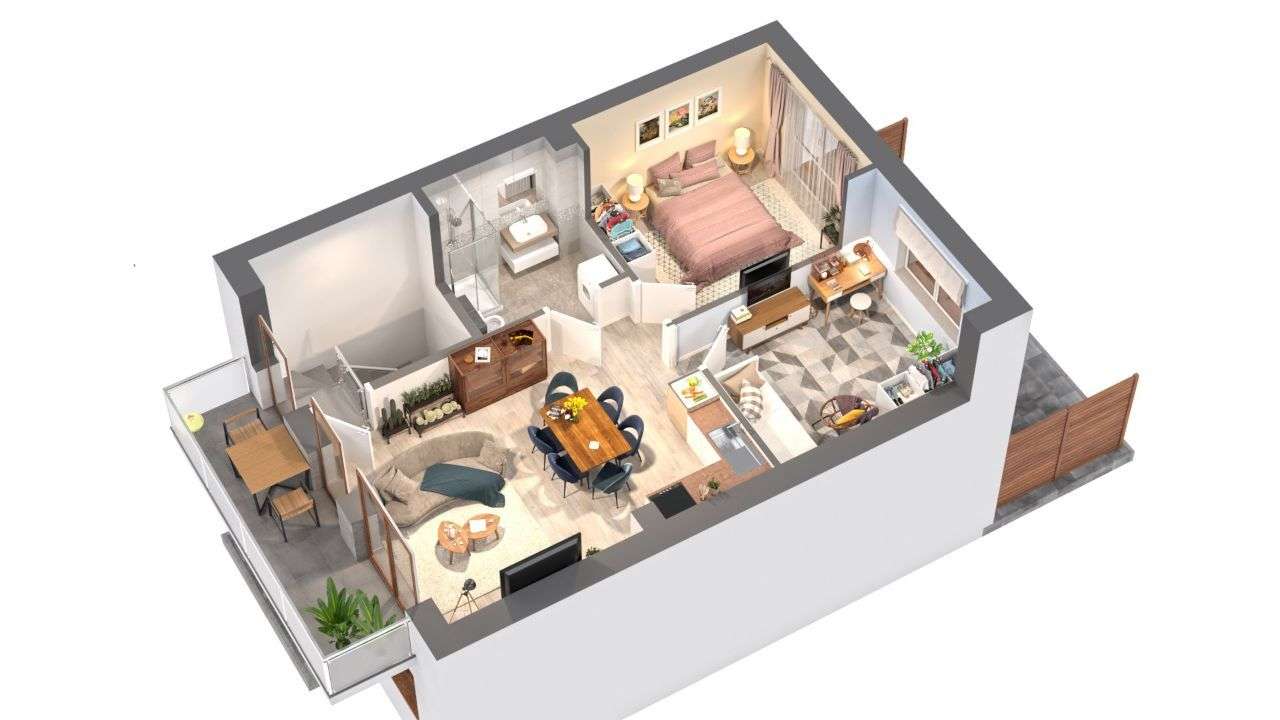 Apartament Dobrzyca 85,90 m2! BAUKING dwupoziomowe - Pełny obrazek: 4/15