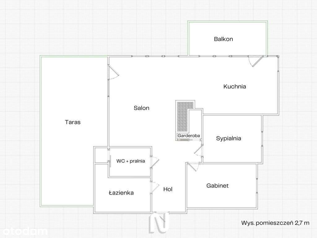 Piękny apartament 115 m² z tarasem- Liściasta Park-19