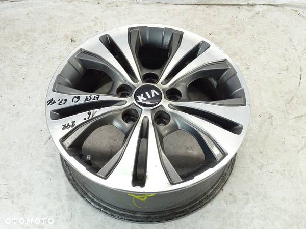 FELGA ALUMINIOWA 16 6J 5X114,3 ET51 ŚRODEK CENTR. 67,1 KIA - 1