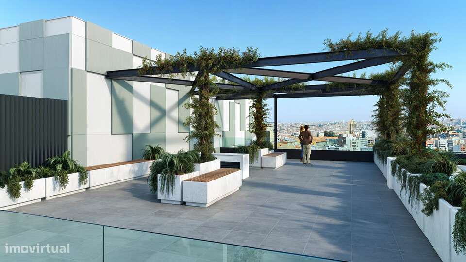 T1+1 Novo com lugar de garagem e arrumo a 400m do Metro.-7