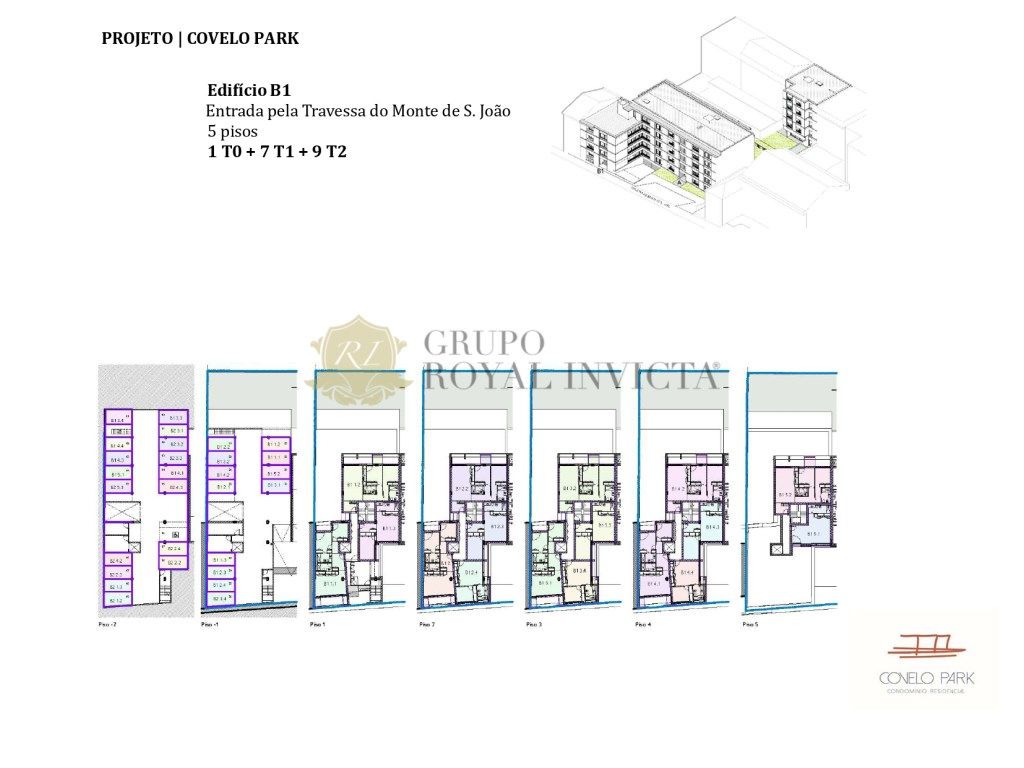 Apartamentos T1 com varanda e garagem - junto ao Parque d...