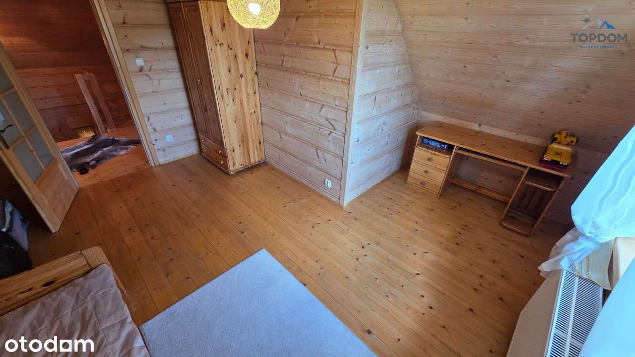 Piękny dom z półbala w Łapszach Niżnych-14