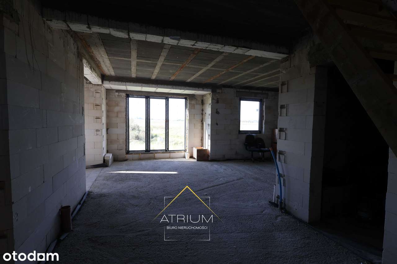 Goliszów k.Chojnowa – dom stan surowy zamknięty, działka w MPZP: MN/U-6