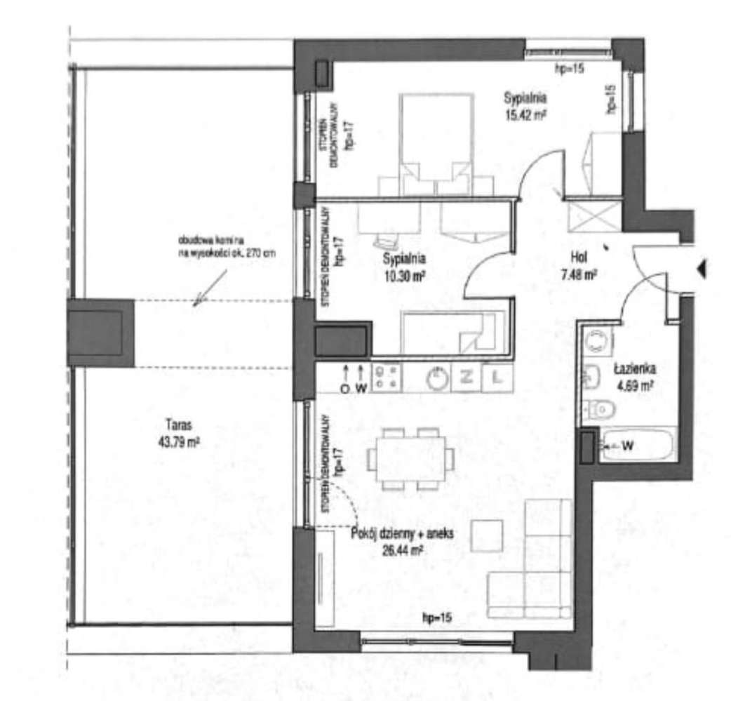 nadmorski Apartament z Tarasem! 600 m do plaży!-14