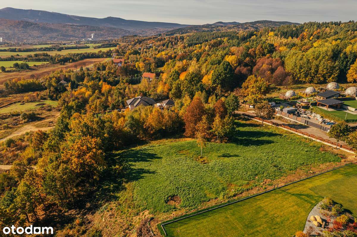 Działka budowlana z bezpośrednim widokiem na Karkonosze!-5