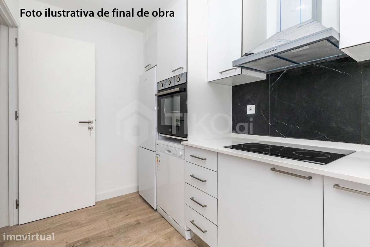 T1 Totalmente remodelado na Amadora – Pronto a habitar | Excelente loc - Grande imagem: 5/17
