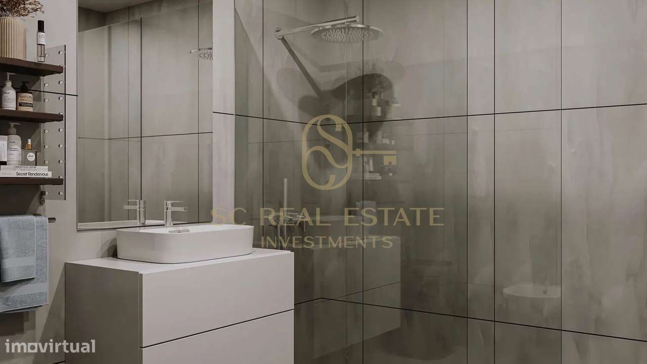 Apartamento T1 Novo Último Piso Canidelo-7