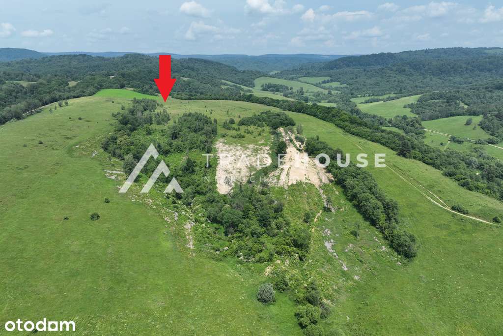 Działka z potencjałem inwestycyjnym w Bieszczadach-2