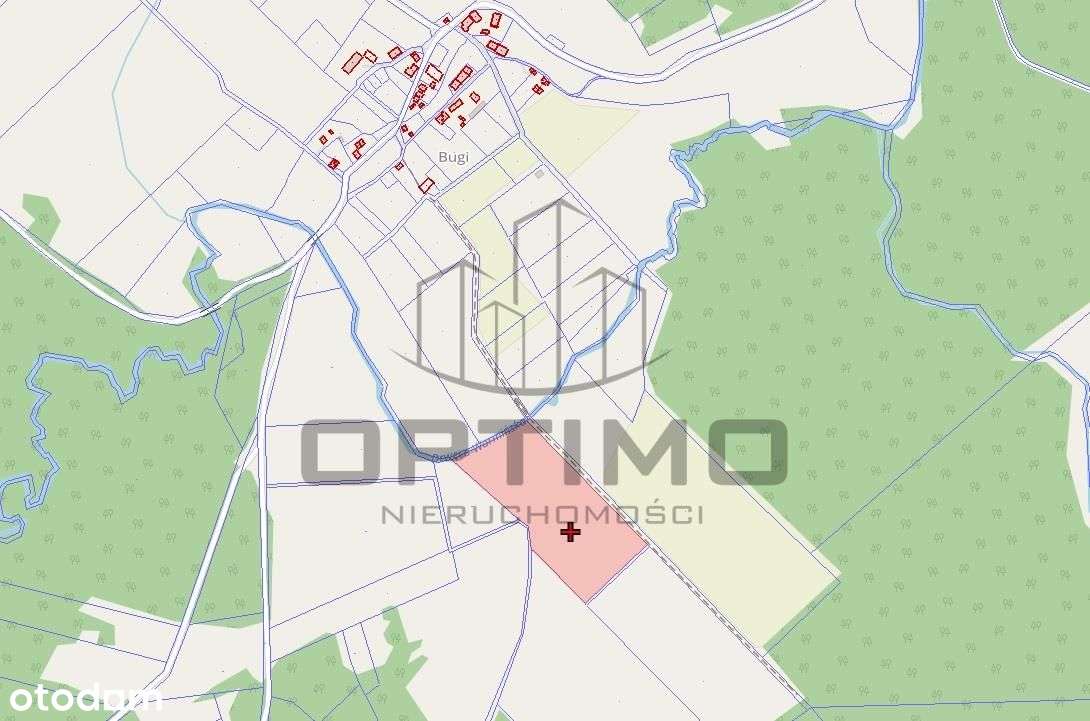 Działka przy rzece - Bugi-1