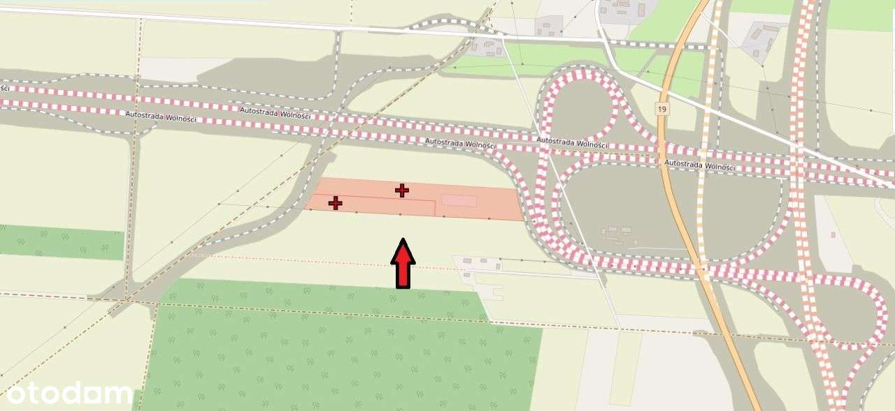 Teren inwestycyjny przy samym węźle A2 i S19 - film z lotu ptaka - Pełny obrazek: 5/10