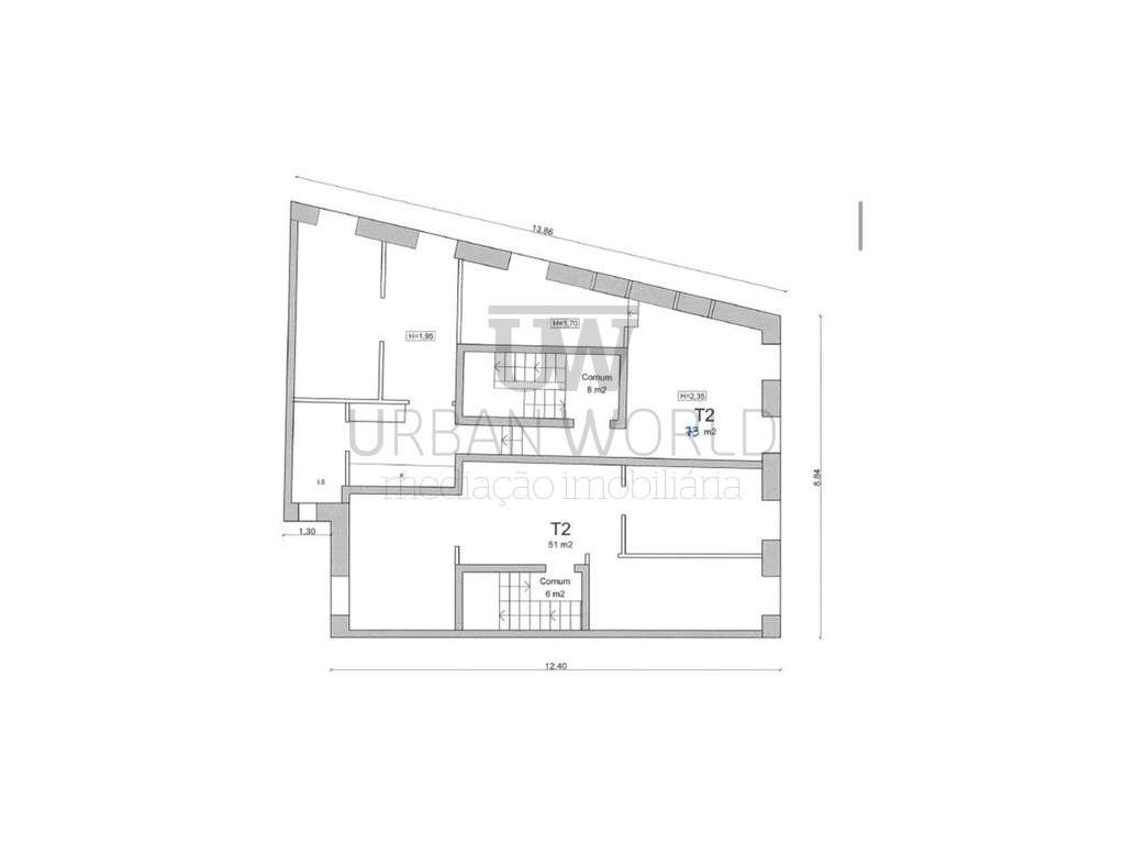 Prédio P/ Recuperar, Estrela - Lisboa, 398m2-6