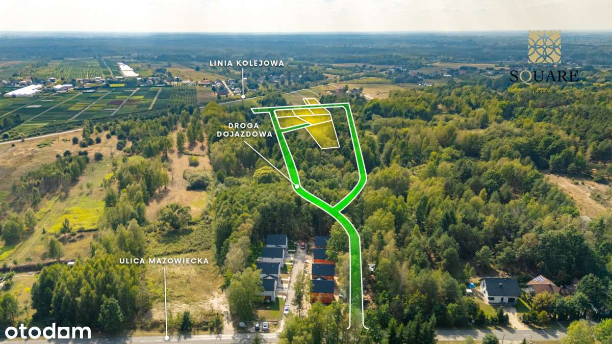 Pod osiedle domów | Działki | blisko Konstancina-1