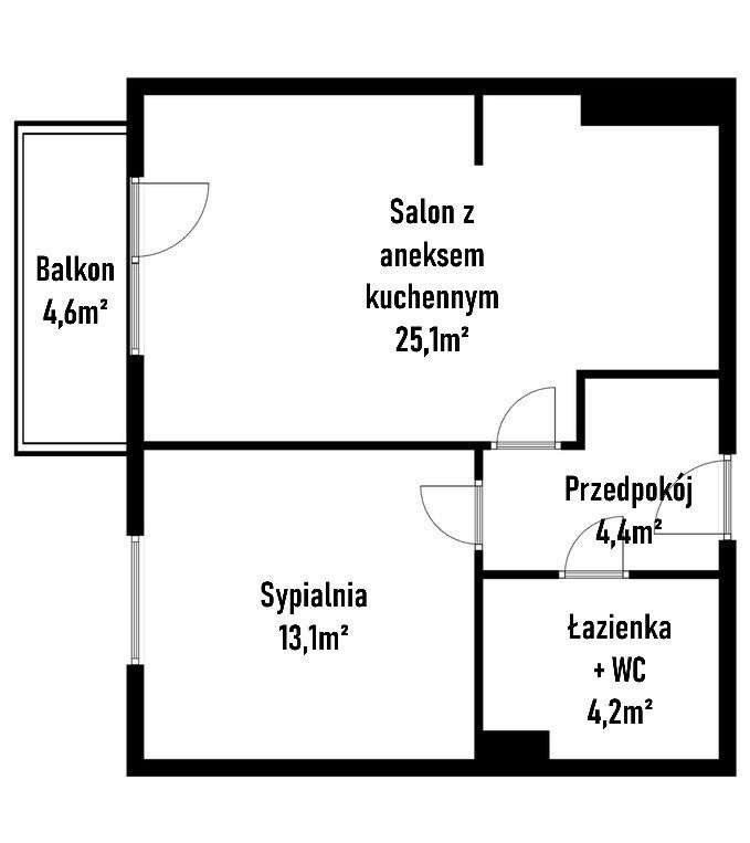 2 pokoje w świetnej lokalizacji- Muchobór Wielki-13