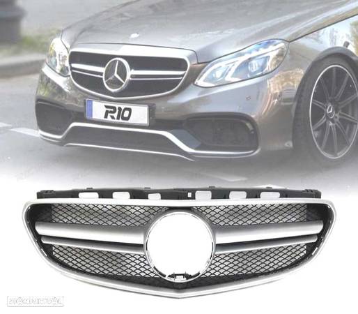 CALANDRE PARA MERCEDES W212 14- LOOK AMG CROMADO - 1