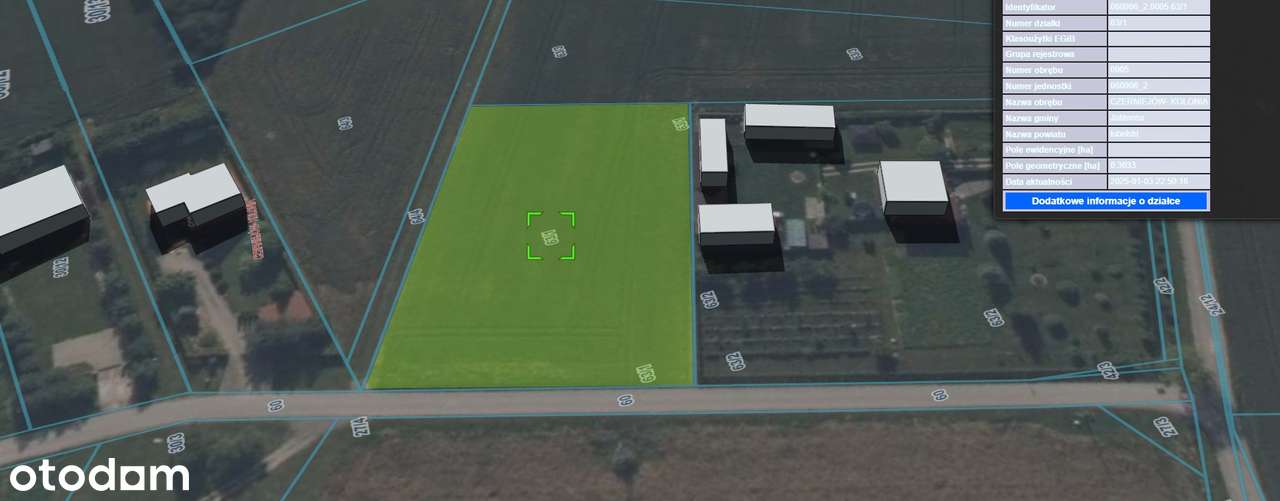 DZIAŁKA BUDOWLANA ZAGRODOWA  30,32 a - Pełny obrazek: 4/6