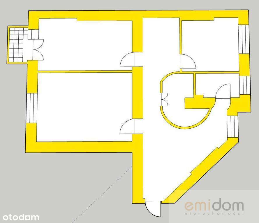 3 pokoje | 70,6 m² | kamienica | balkon-1