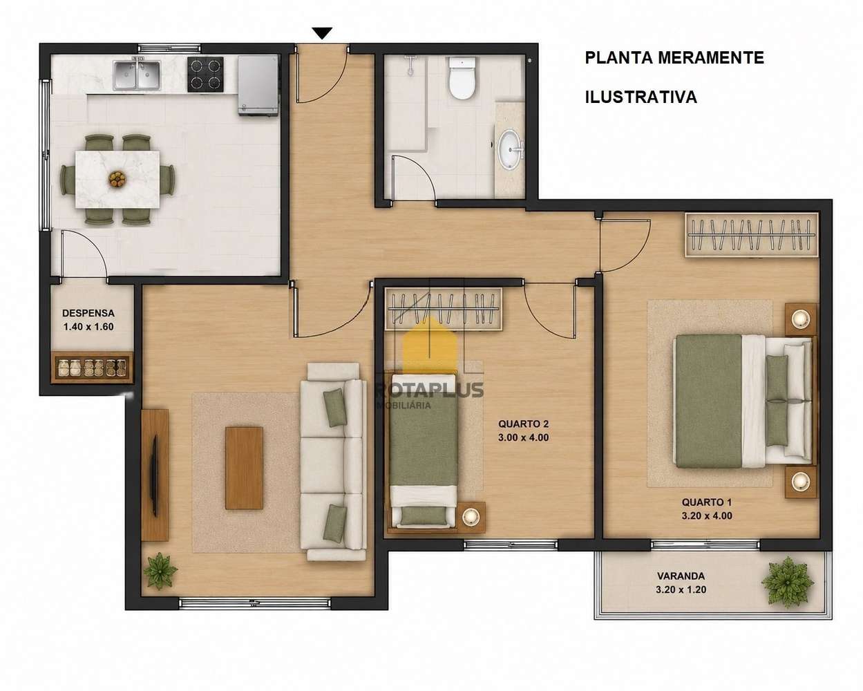 Apartamento T2 Urb. dos Altos-23